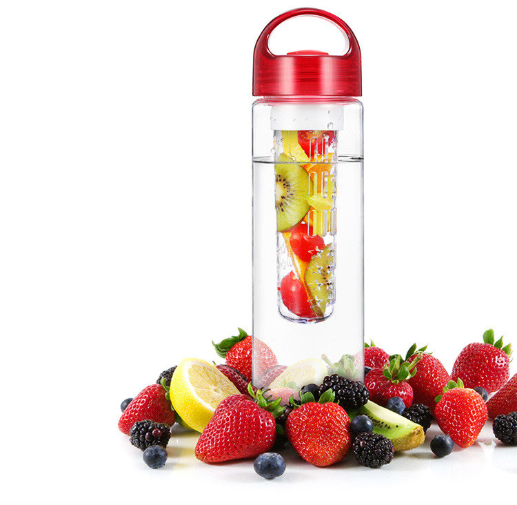 Bpa Free Fruti Infuser Sports Tritan Water Bottle with Fruit Strainer