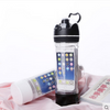 Multi-function sports bottle,telephone storage water bottle,plastic bottle