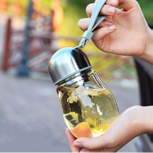 New Water Bottles Logo Bottle Glass Craft Mini with Cases
