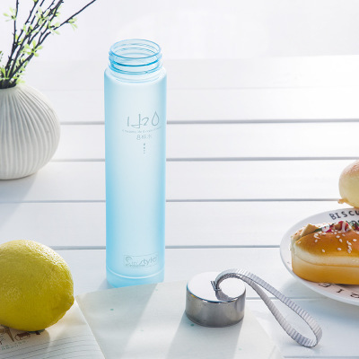 Portable 280ML Frosted Water Bottle, Leak Proof Sport Water Bottle Plastic, Outdoor Sport Water Bottle