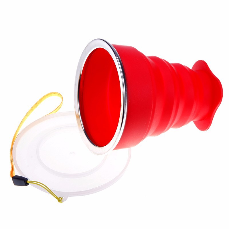 Multi Colors 100ml Mini Sport Bottle Silicone Folding Water Bottle