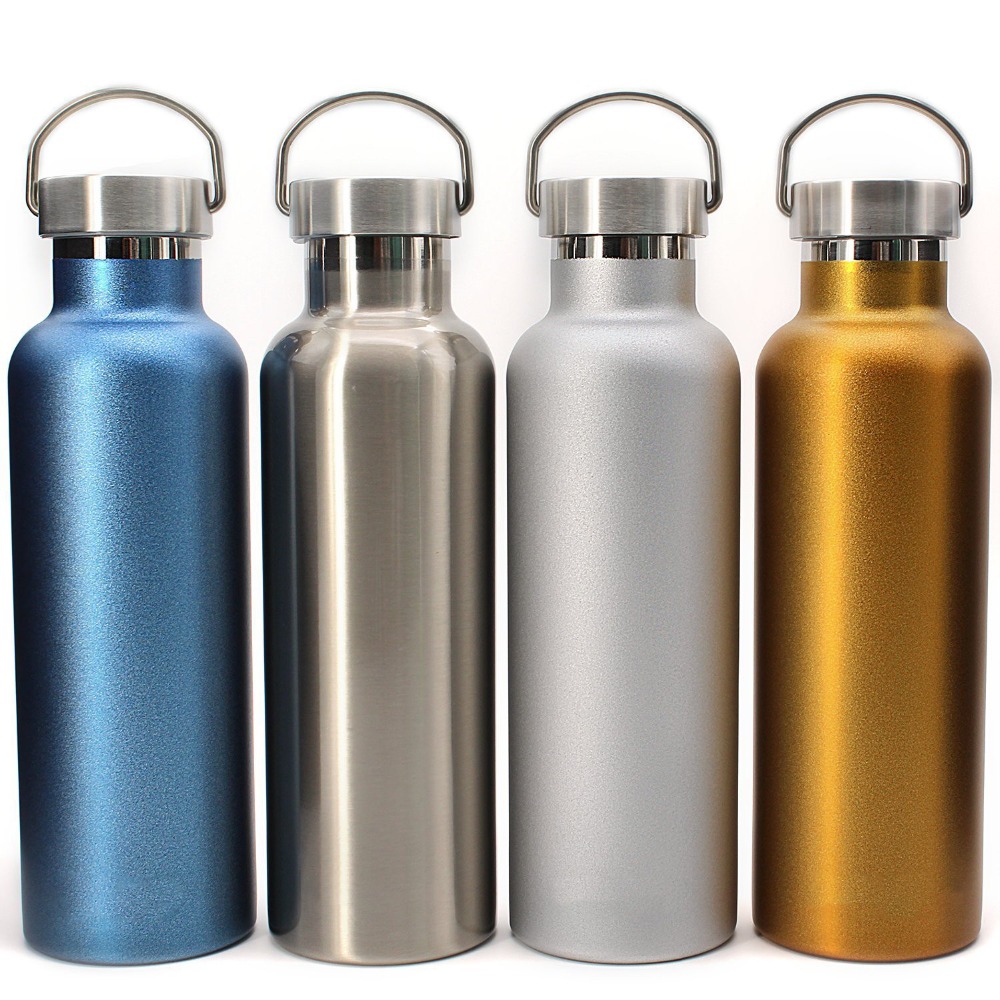 Wholesale Long Hot Water Bottle Stainless Steel Flask With Handle