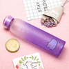 New arrivals frosted glass bottle unbreakable glass water bottle