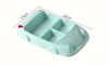 Car Shaped Lunch Box Bamboo Material, Colorful Bamboo Fiber Lunch Box For Kids