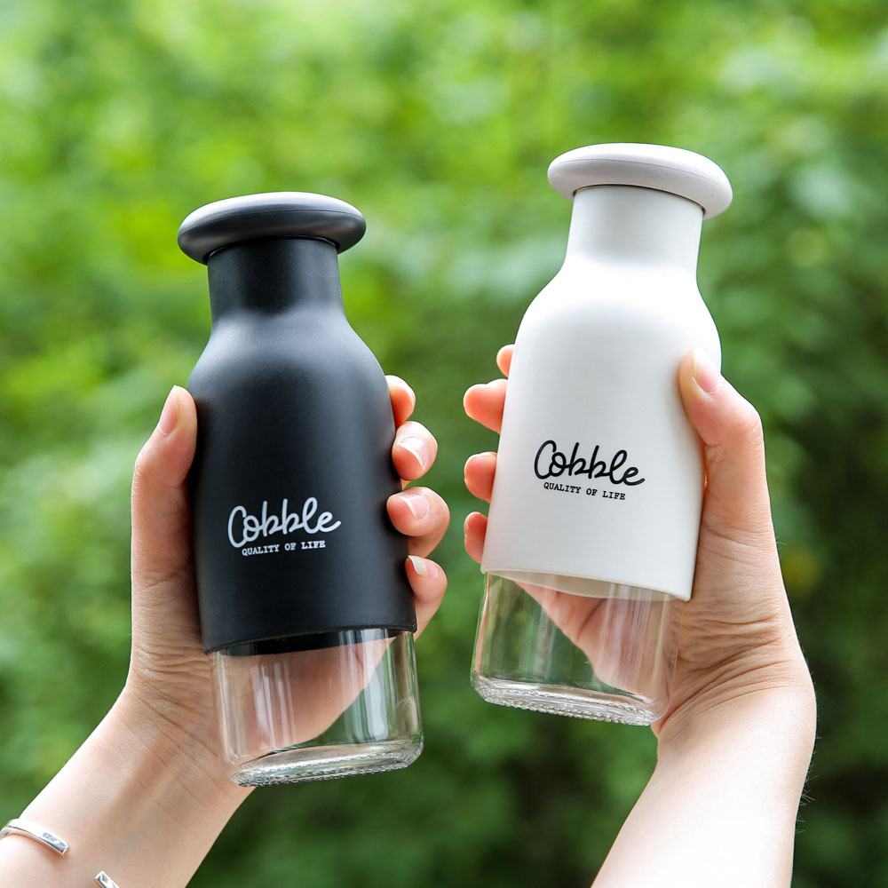  Printed Glass Water Bottle