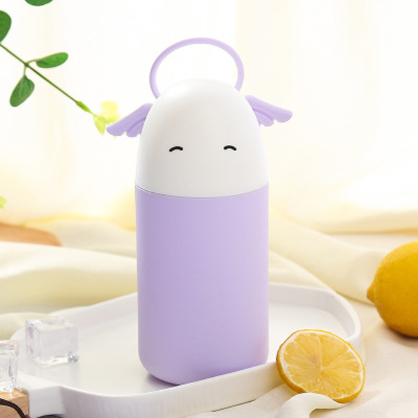Fashion silicone glass student children cartoon Creative Portable Angel Cup manufacturers wholesale