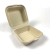 Safety Food Container 6-inch Burger cake disposable packaging pulp box