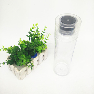 Factory direct straight tube transparent plastic water cup flat cover easy to carry large capacity teacup
