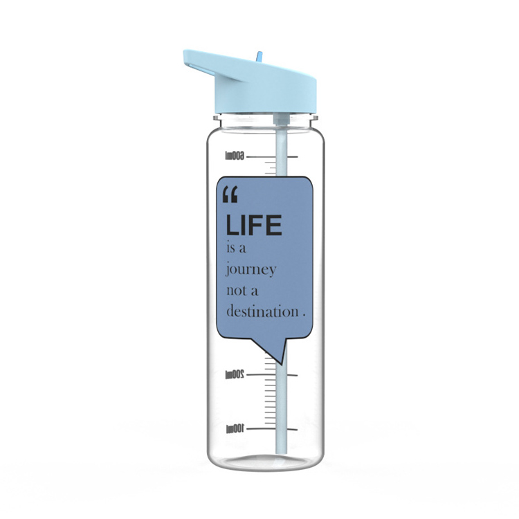  straw plastic bottle