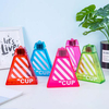 Plastic triangle bottle gift mini flat portable life department store handy bottle
