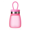 Plastic creative pudding bottle anti-fall portable student water bottle