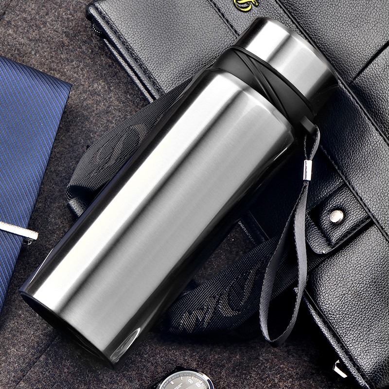 Wholesale Custom Printed Double Wall Vacuum Insulated Stainless Steel Water Bottle With Strainer