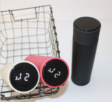 Intelligent Temperature Insulation Cup Korean Version of The Fresh Literary Portable with Creative Couple High-end 316 Stainless Steel Water Cup