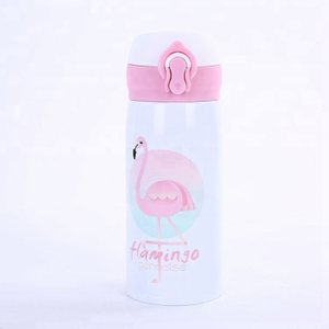 Hot Sale high quality custom flamingo vacuum insulated stainless steel water bottle Vacuum Flasks Thermoses