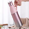 Creative Stainless Steel Thermal Insulation Water Bottles Crown Shaped Lid Applicable For Outdoor Sports In Winter