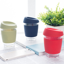 Trade Assurance Generous Design Glass Coffee Bottle, High Borosilicate Glass Drink Bottle