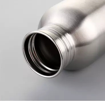 Outdoors Sports Blank Stainless Steel Water Vacuum Bottle With Carabiner (2)