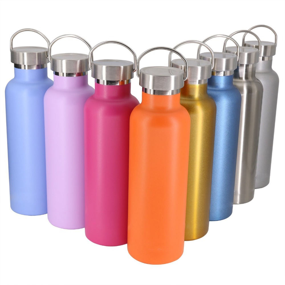 Wholesale Long Hot Water Bottle Stainless Steel Flask With Handle