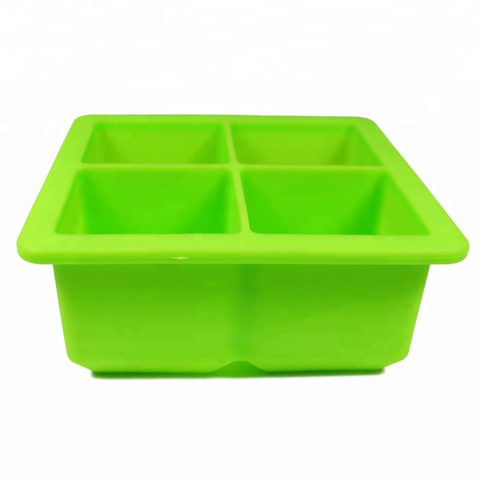 Custom LOGO Ice Cube Tray Silicone Ice Cream Molds