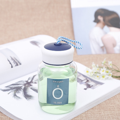 Fashionable portable suspension glass couple student cute small Ding cup practical small hand cup wholesale supply
