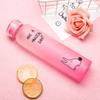 New arrivals frosted glass bottle unbreakable glass water bottle
