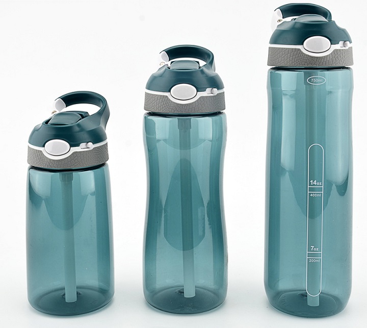 800ml Hottest in Amazon Plastic Sport Water Bottle with Straw 