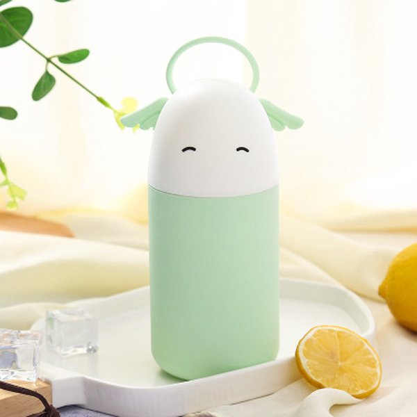 Fashion silicone glass student children cartoon Creative Portable Angel Cup manufacturers wholesale