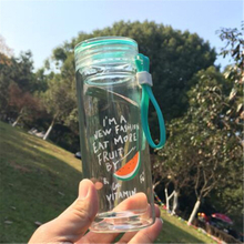 Creative Double Pineapple glass female portable heat-resistant fruit teacup Summer Strawberry Water cup gift customization