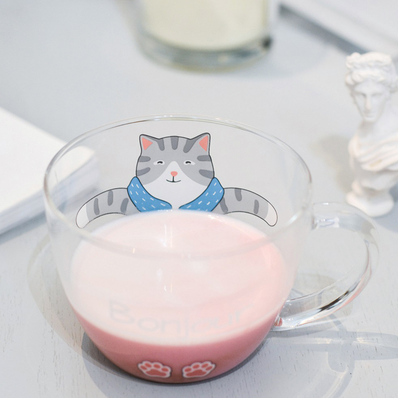 Hot Spring Series Heat-resistant High Temperature Creative Water Cup Zakka Japanese Breakfast Milk Glass