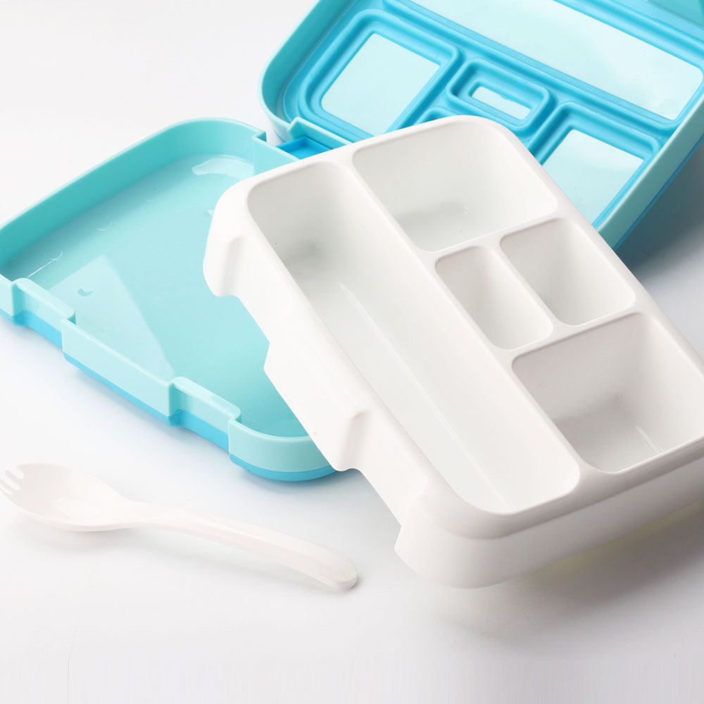 Student Flip Multi-grid Bento Lunch Box 