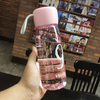 Simple small fresh outdoor sports kettle student Plastic Water bottle