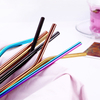 Hot Sale Customized Stainless Straw Set, Foldable Stainless Steel Straw Drinking 