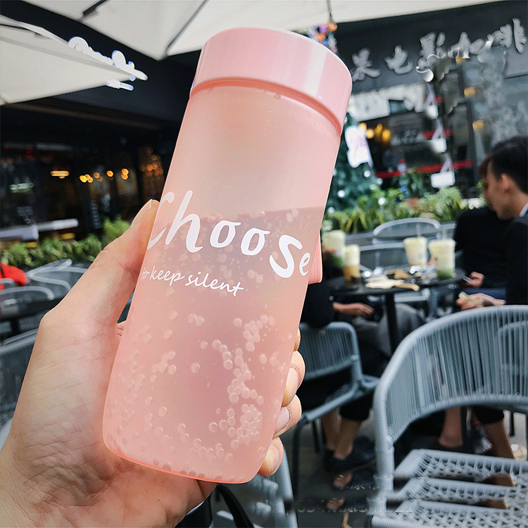  Portable plastic water bottle