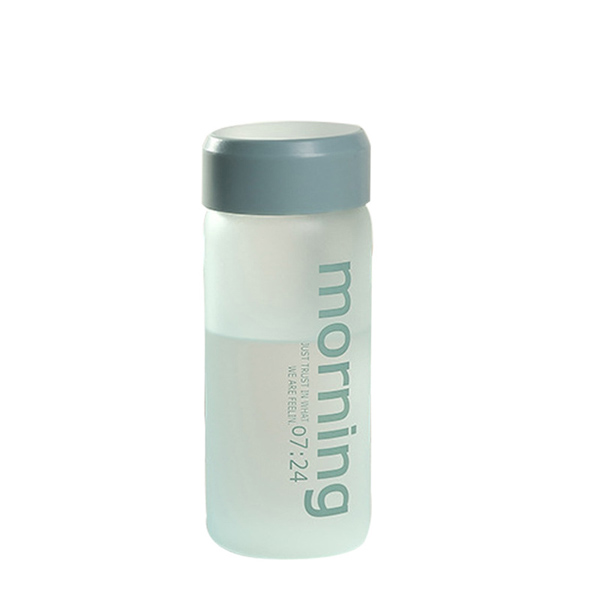 Flowers fashion warm glass silicone rope outdoor students high boron silicon water bottle