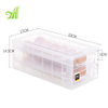 Plastic Packaging Container Kitchen Storage Rack Egg Carton Storage Box Free Sample Transparent 