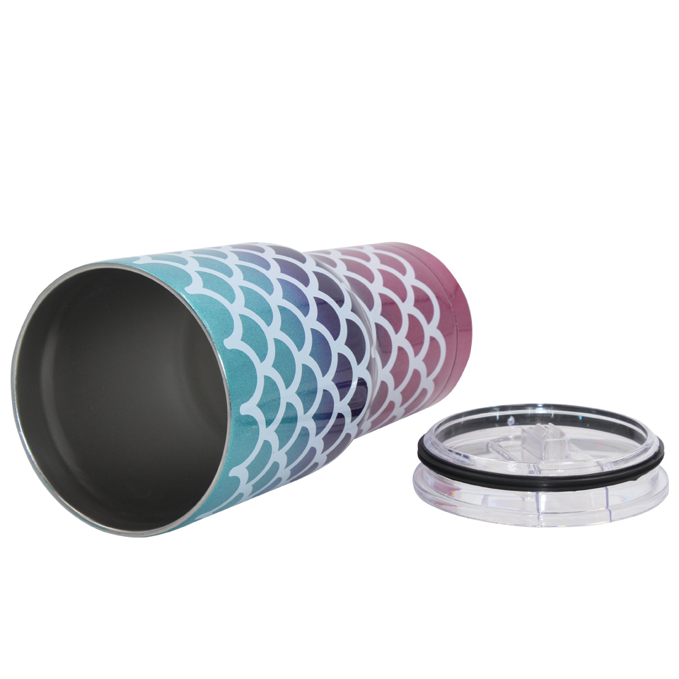 Mermaid Tumbler Cups Triple Insulated Stainless Steel Double Wall Vacuum Insulated Travel Beer Mugs