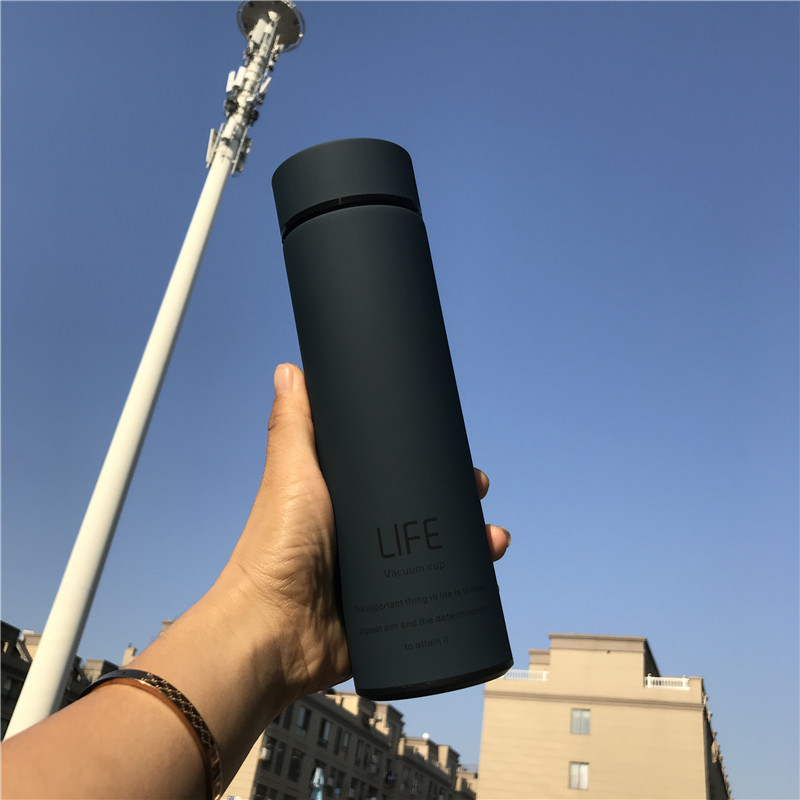 Insulate Thermos tea Coffee bottles with Strainer Stainles steel thermal bottle Vacuum flask with lid