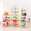 High Quality Colorful Plastic Shelf Rack, New Design Shelf Storage