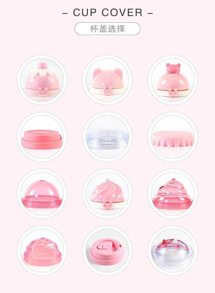 Wholesale Creative Cup Plastic Graffiti Star Double Cup Slide Cap Ins Coffee Cup Cup Creative (9)