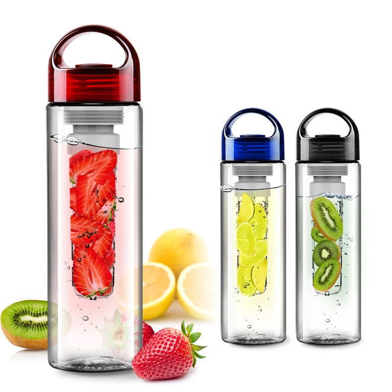 Bpa Free Fruti Infuser Sports Tritan Water Bottle with Fruit Strainer