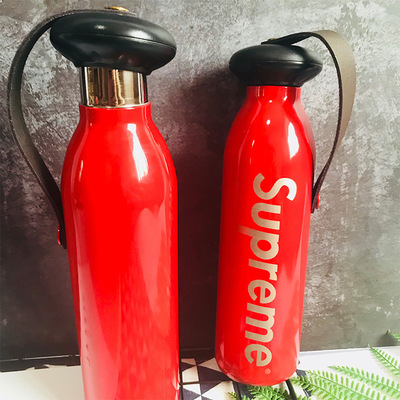 Tide card INS insulation cup male and female students Korean version of fresh literature and art portable Water cup creative trend