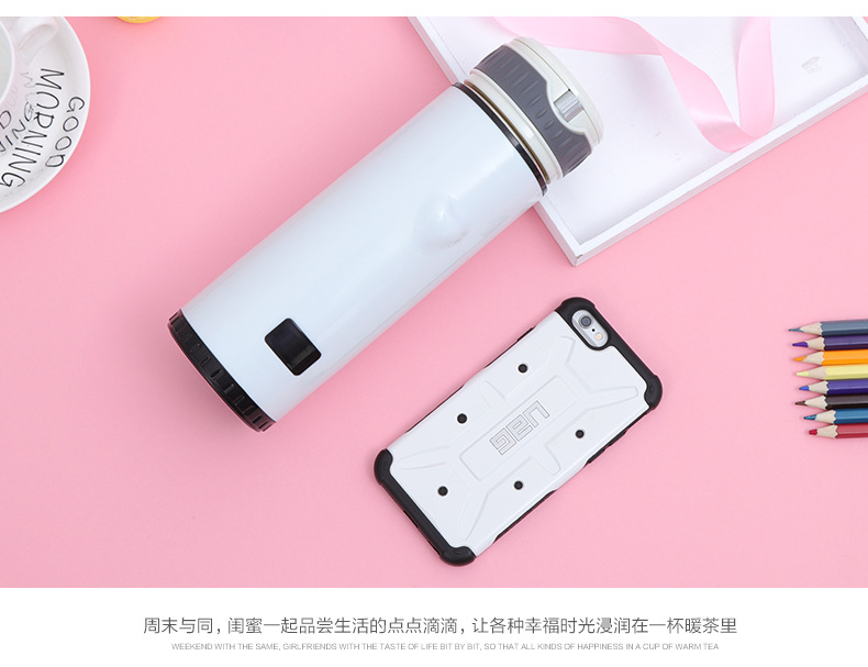 Double Insulated stainless steel smart water bottle with Temperature touch screen