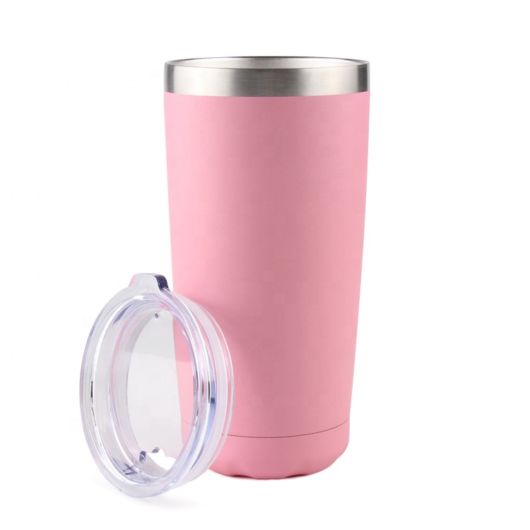 Stainless Steel Tumbler Vacuum Insulated Coffee Cup Double Wall Travel Flask Mug with Splash Proof Lid Straws Pipe Brush
