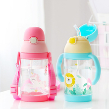 Toddler Tritan Cute Baby Cup Kids Children Learn Feeding Drinking Water Handle Bottle Training Cup Baby Feeding Cup