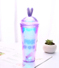 22oz Hot Rabbit shape double wall plastic tumbler 