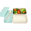 New Single Tier Rice Husk Biodegradable Lunch Box Containers for Adults