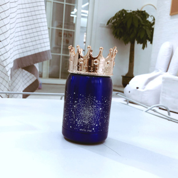 Creative mini Queen Insulation cup 304 stainless Steel portable Schoolgirl logo custom Hand Cup