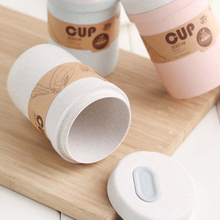 Wheat straw breakfast portable wheat heat preservation water bottle