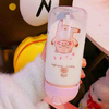 Cute portable student home outdoors transparent glass water bottle