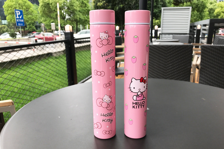  good quality pink cat slender bottle